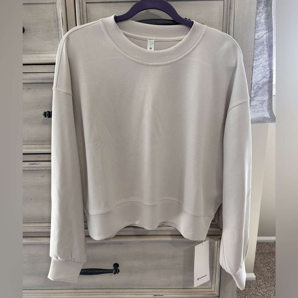 Lululemon Softstreme Perfectly Oversized Cropped Crew